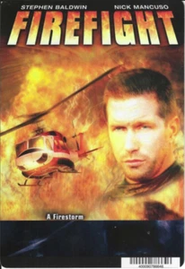 FIREFIGHT - Blockbuster Shelf Card - Stephen Baldwin - AUTHENTIC - Picture 1 of 1