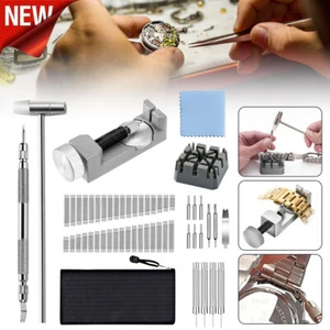 Adjustment Watch Band Strap Bracelet Link Pin Remover Repair Resizing Tool Kit/ - Picture 1 of 12