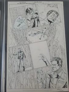 Green Lantern Original Comic Book Art, Hal Jordan Movie! Van Sciver Signed - Picture 1 of 10