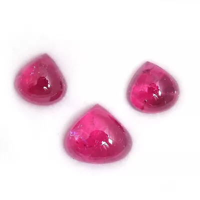 13.56 CT Natürlich Pink Wassermelone Turmalin Birne Cab Lose Edelstein Für - Bild 1 von 2