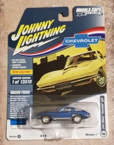 Johnny Lightning 1967 Chevy Corvette 427 Diecast 1:64 Auto VerA Rel1 #6 - Bild 1 von 5