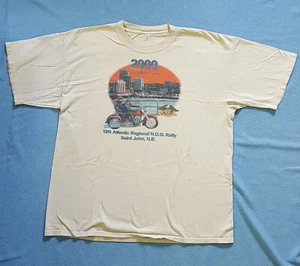 Camiseta Harley Davidson Owners Group Rally 2000 XL St John New Brunswick Canadá  - Imagen 1 de 6