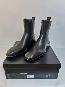 Alexander Wang Throttle Ankle Boots Black Size 38.5 EU - Picture 1 of 10