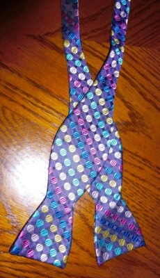 PAJARITA DISEÑO CÍRCULO PÚRPURA LUNARES MULTICOLOR - AJUSTABLE Foto 1 de 2