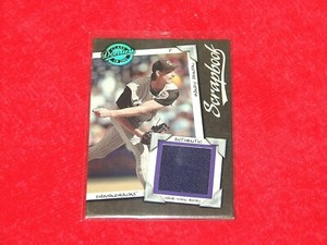 RANDY JOHNSON DIAMONDBACKS 2001 DONRUSS CLASS OF 2001 SCRAPBOOK JERSEY (AG294)