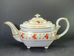 Schöne antike Royal Derby Regency Teekanne um 1815 - Bild 1 von 10