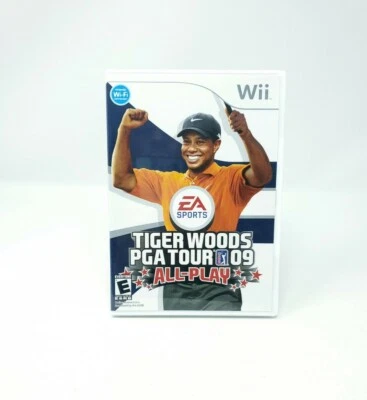 Tiger Woods PGA Tour 09 All-Play (Nintendo Wii) Complete CIB  - Image 1 of 4