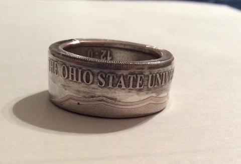Ohio State University Buckeyes Coin Ring Cover