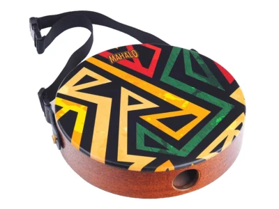 Mahalo Cajon Rondon 10" acajou 255 mm bande élastique taille épaule et étui - Photo 1/4