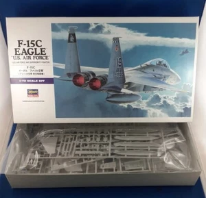 F-15C EAGLE "U.S. AIR FORCE" 1:72 scale kit Hasegawa Hobby Kits E13 open box - Picture 1 of 8