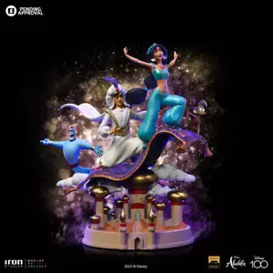 Iron Studios Disney ALADDIN Und Jasmin Deluxe 1/10 Tenth Maßstab Statue Figur - Bild 1 von 6