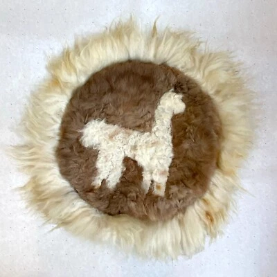 Funda de almohada de piel peruana auténtica vintage - hecha a mano (#2) Foto 1 de 4