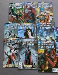 OUR WORLDS AT WAR 1 (10 issue lot) Harley Quinn Batman Flash JSA Nightwing nm DC - Picture 1 of 9