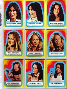 CHARLIE'S ANGELS Series 3 Complete Sticker Set 23-33 - 1977 Topps - Bild 1 von 2