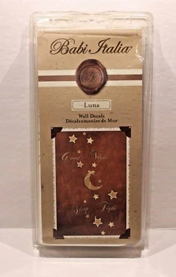  Calcomanías de pared calcomanías adhesivas Kidsline Babi Italia Luna Luna decoración guardería bebé Foto 1 de 2