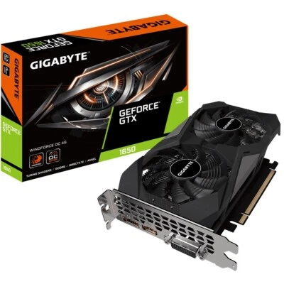 GIGABYTE - GeForce GTX 1650 D6 WINDFORCE OC - Dual Fan - 4Go - Photo 1/4