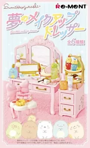 Comò trucco Re-Ment miniatura Sumikko Gurashi Dream 6 tipi completo cofanetto - Foto 1 di 3