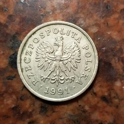 Moneda de 50 groszy de Polonia 1991 - #B1361 Foto 1 de 2