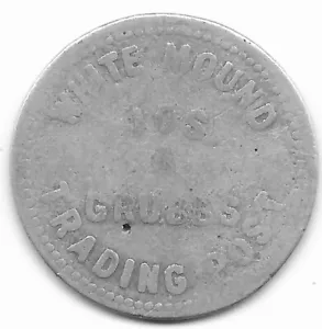 ALLANTOWN ARIZONA Alum WHITE MOUND (Navajo) POSTA COMMERCIALE / GETTONE COMMERCIALE $1,00 - Foto 1 di 2