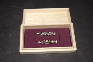 (CH-56) Very Beautiful Colored metalwork Menuki set of KATANA - Picture 1 of 22
