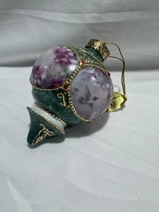 Bradford Editions The Anna’s Hummingbird Porcelain Christmas Ornament 1998 - Picture 1 of 6