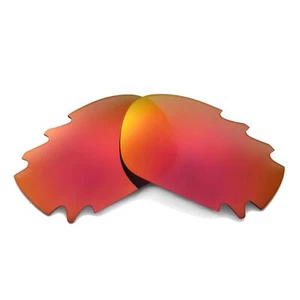 Walleva Fire Red Vented Non-Polarized Replacement Lenses For Oakley Jawbone - Picture 1 of 4