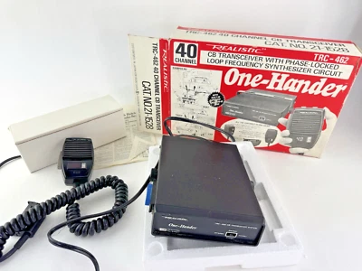 Vintage Realistic One-Hander TRC-462 CB Transceiver System 40 Channel in Box - Image 1 of 4