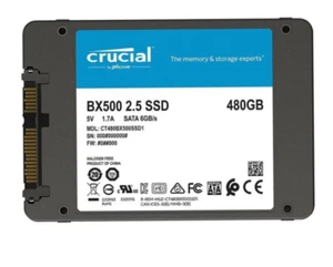 Crucial BX500 2.5" 480GB Internal SSD - (CT480BX500SSD1) - Photo 1/2