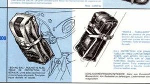 VAR 2000 Boyau-Sac Ersatzreifen Werkzeug Sitztasche NOS 60er 70er NOS + Lapize Gurt - Bild 1 von 7