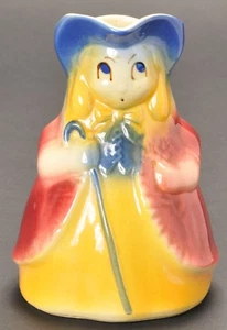 Vintage Shawnee USA Pottery Pitcher Little Bo Peep #47 Kitsch - Picture 1 of 6