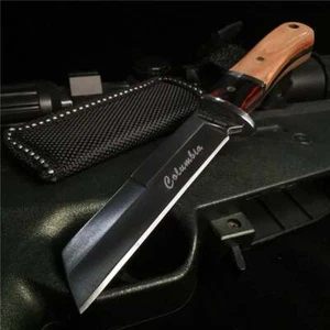 New portable outdoor hunting survival hiking edc pocket camping straight knife - Picture 1 of 4