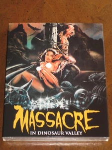 MASSACRE IN DINOSAUR VALLEY w/Indiegogo Slipcover (REG B Blu-Ray) 88 FILMS: NEW! - Imagen 1 de 9