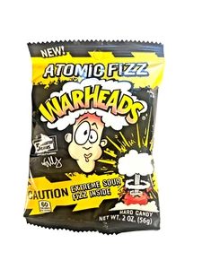 Warheads Atomic Fizz Extreme Sour Hard Candy 2 Oz Bag 5 Flavors! VOLUME DISCOUNT - Picture 1 of 2