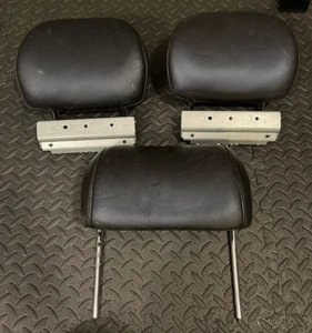 Set of 3 Rear Nordkap Leather Headrests Volvo S60 R (2004-2007) - Picture 1 of 4