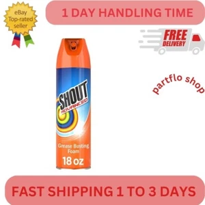Shout Advanced Foaming Grease and Oil Stain Remover, 18 oz - Picture 1 of 3