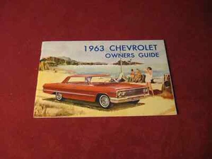 Chevy Impala Belair Biscayne 1963 manual del propietario - original - Imagen 1 de 3