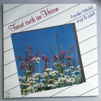 LP - Freut euch im Herrn - Familie Wedel singt spielt - Schulte - Gerth SG 33953 - Bild 1 von 3