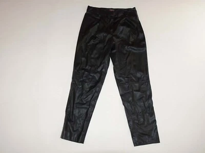 Vince Camuto Women's Vegan Leather High Rise Ankle Pants Size 6 NWT Pleated - Image 1 of 4