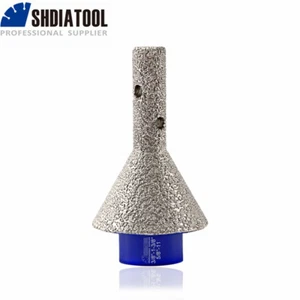 Diamond Finger Bit Milling Cone Chamfer Hole Saw Grinding for Tile Porcelain - Picture 1 of 10