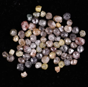 7,98 kt natürlicher Rohdiamant Lot Mix Farbe ungeschliffener loser Diamant fü... - Bild 1 von 8