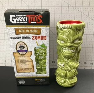 The Zombie 15 oz. Geeki Tikis Mug Ceramic Cup Used In Box Very Nice Condition - Picture 1 of 11