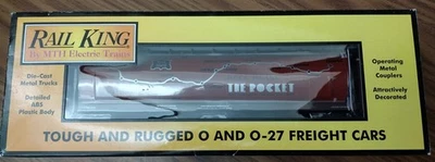 MTH RailKing O 3-Rail #30-75392 Rock Island 4-Bay Cylindrical Hopper Car #1937 - Image 1 of 4