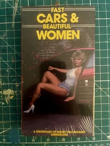 FAST CARS AND BEAUTIFUL WOMEN VHS RARE SIMITAR ENTERTAINMENT VIDEO NEW SEALED - Picture 1 of 3