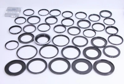 Huge Lot Step Up Step Down Filter Rings for 49mm 52mm 55mm 58mm 72mm 77mm Lenses - Image 1 of 4