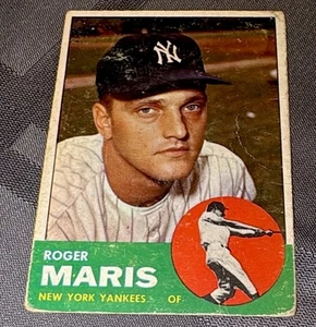 Roger Maris 1963 Topps #120 New York Yankees - Picture 1 of 5