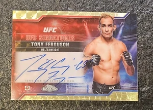 TOPPS CHROME UFC 2025 Tony Ferguson 1/1 Superfractor Auto Nickname Inscribed CSO - Picture 1 of 3