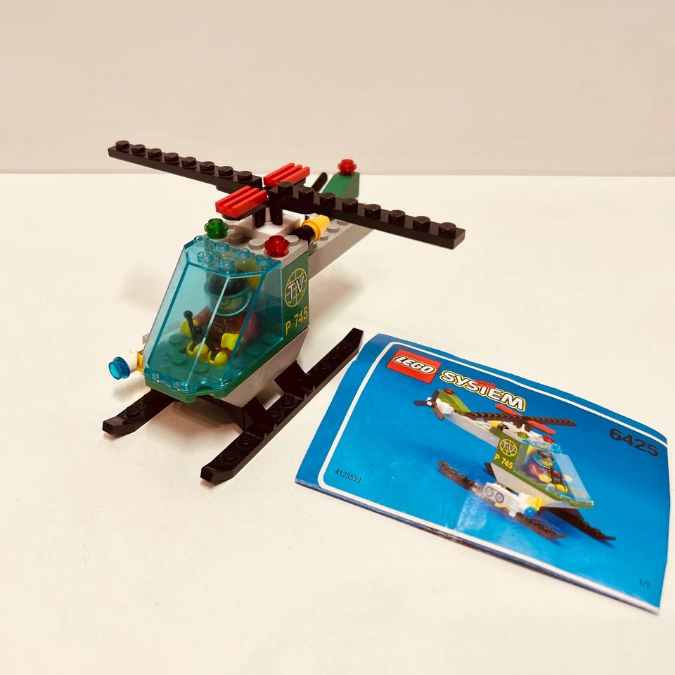 LEGO System - 6425 TV Hubschrauber - Vollständig - GUT  #356 - Bild 1 von 4