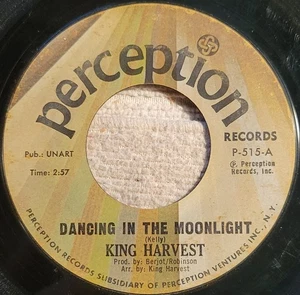 King Harvest "Dancing in The Moonlight / Marty & The Captain" G STARTER COPY - Foto 1 di 3