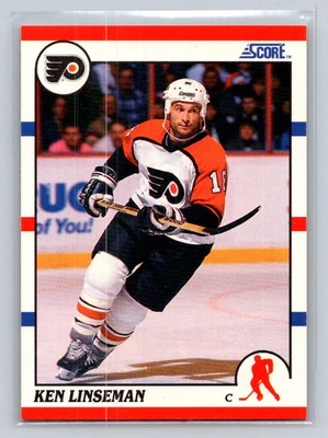 1990-91 Score American #380 Ken Linseman Philadelphia Flyers - Image 1 of 2