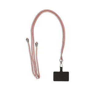 Mobile Phone Hanging Cord KSIX 160 cm Polyester - Pink Gold Pink - Zdjęcie 1 z 4